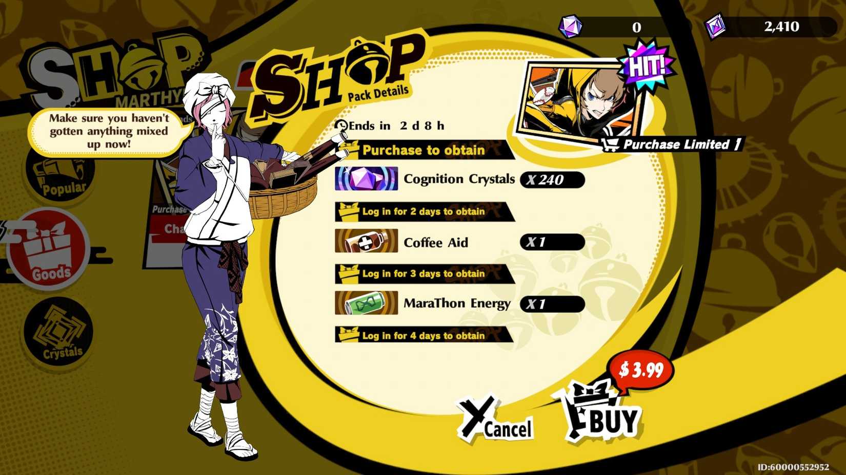 Persona 5 Phantom X Chapter 1 Clear Pass