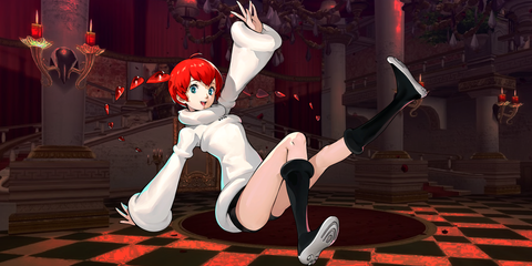 Persona 5 Strikers Sophia in Kamoshida's Palace