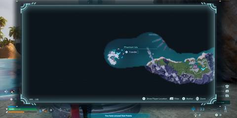 Phantom Isle map location in Palworld