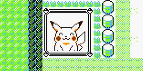 Pikachu reacting in Pokemon Yellow