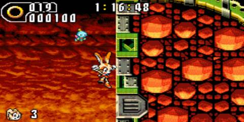 Playing as Cream in Sonic Advance 2