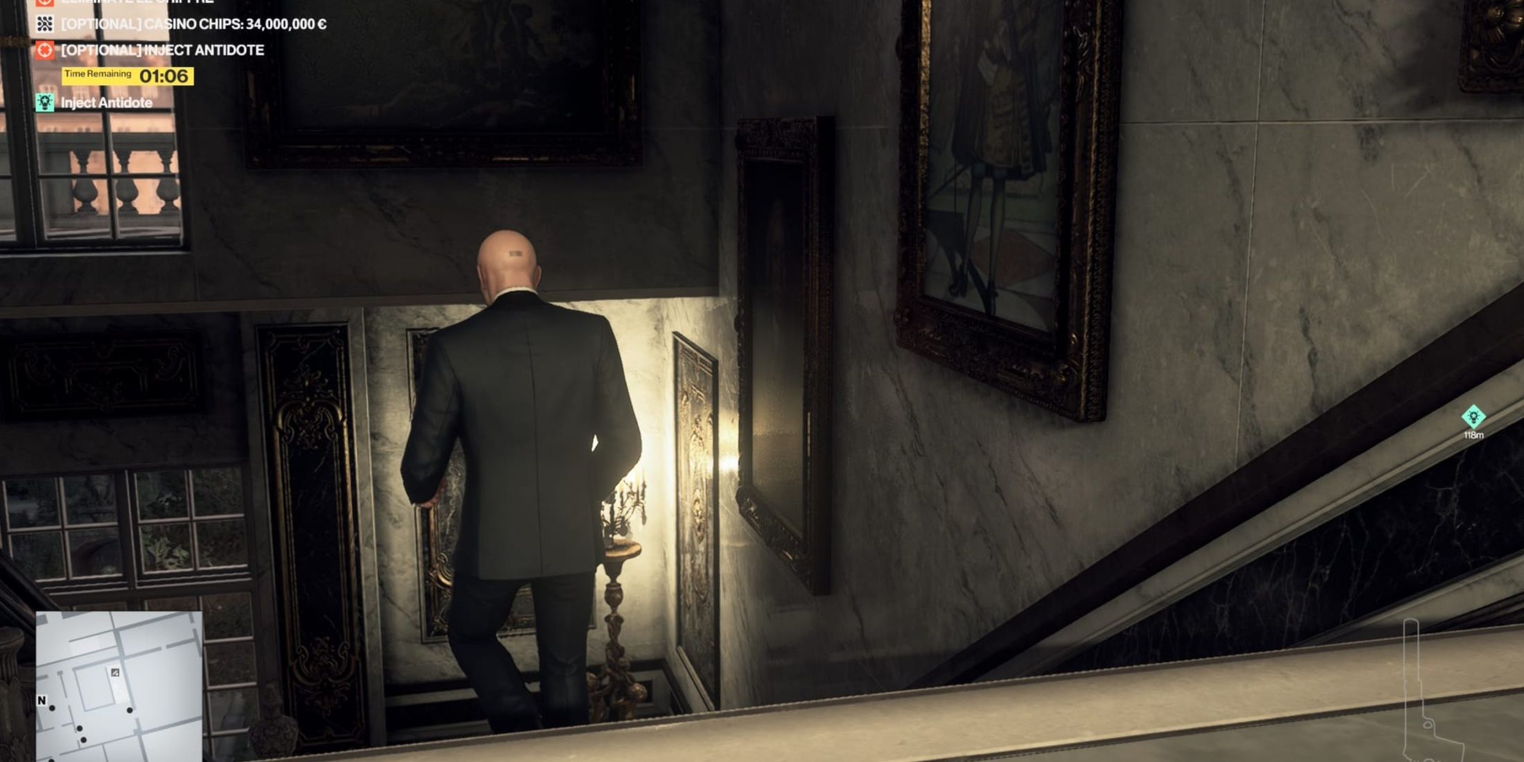 poisoned le chiffre hitman