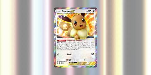 eevee ex card in pokemon tcg pocket.