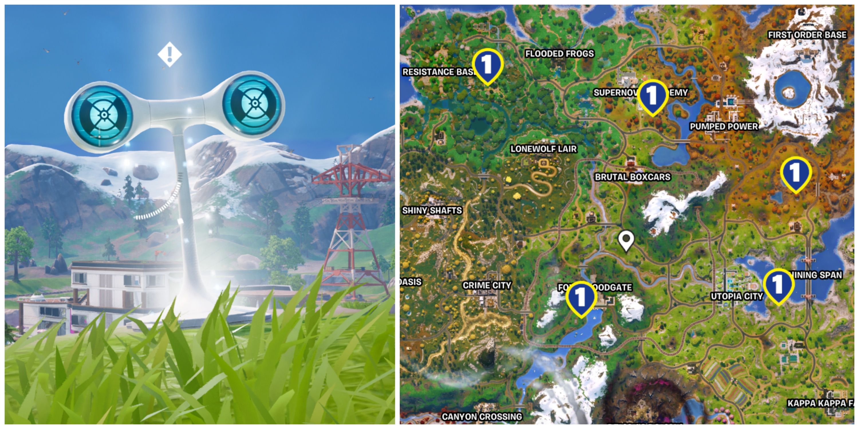 practice target locations fortnite