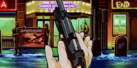 Prepping a gun in Policenauts-1