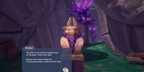 Prismbeard statue childhood clue in Palia's The True Treasure quest