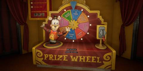 Prize Wheel Big Top Showroom FNAF Secret of the Mimic