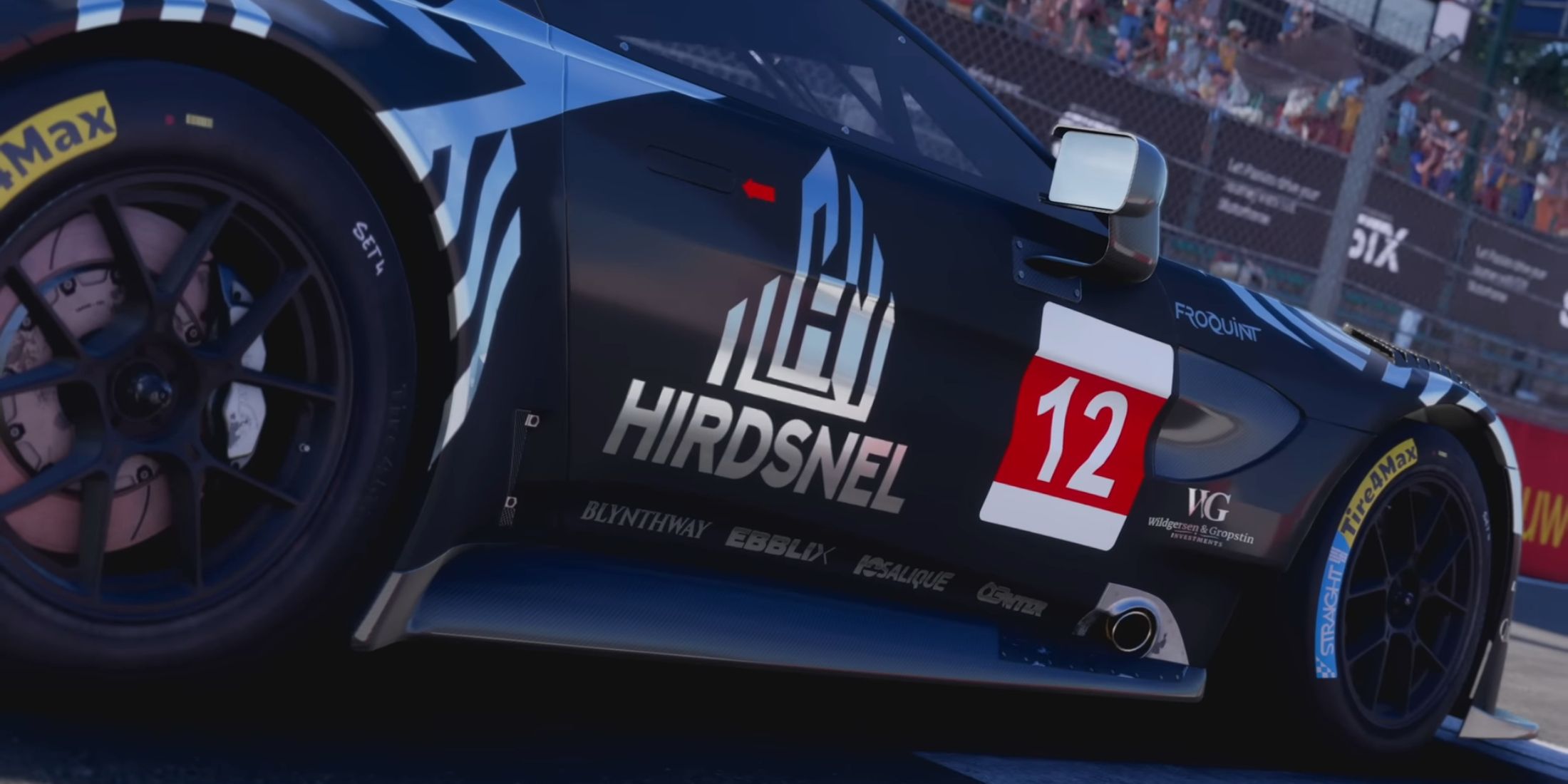 Project Motor Racing black car sponsorships