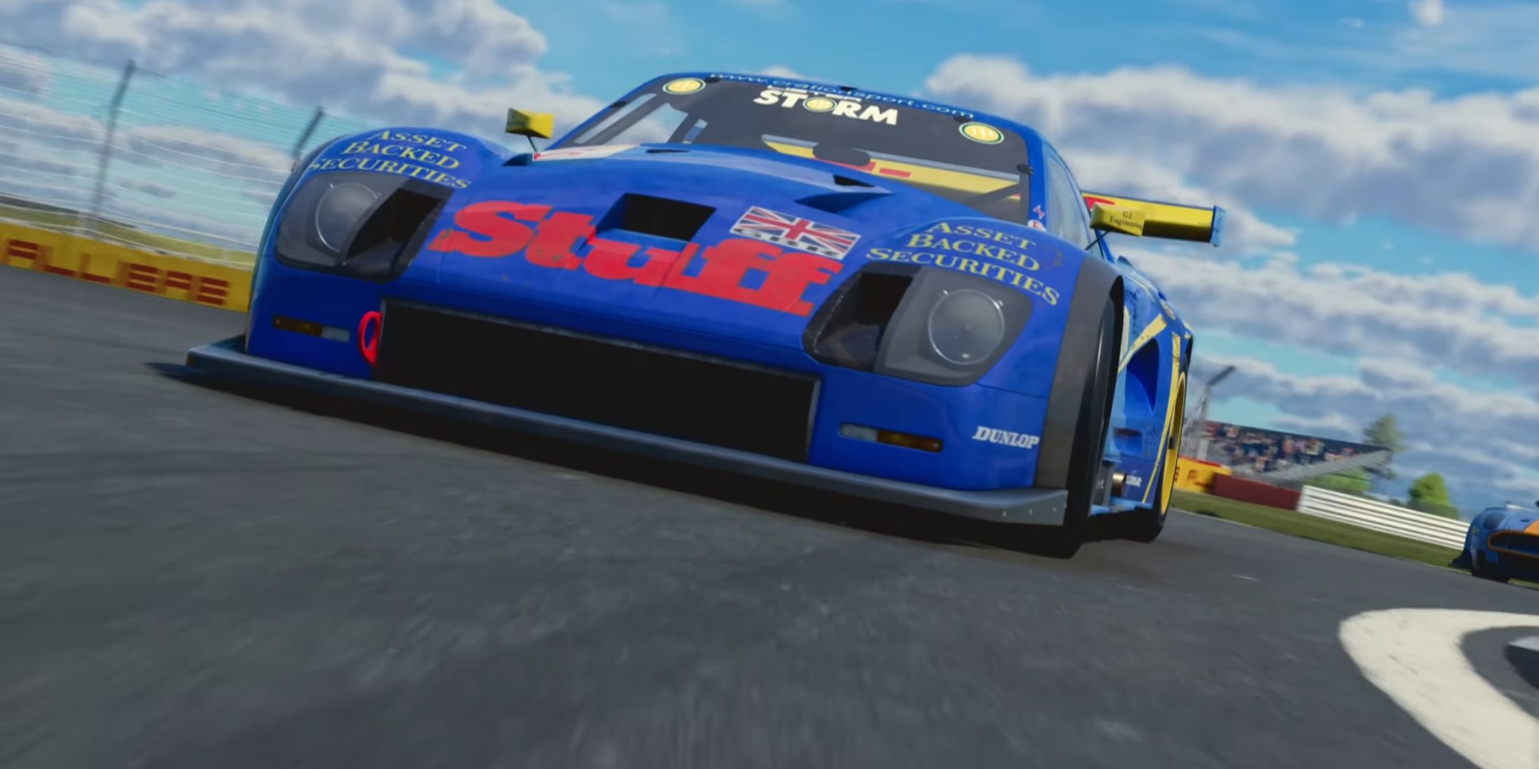 Project Motor Racing blue car