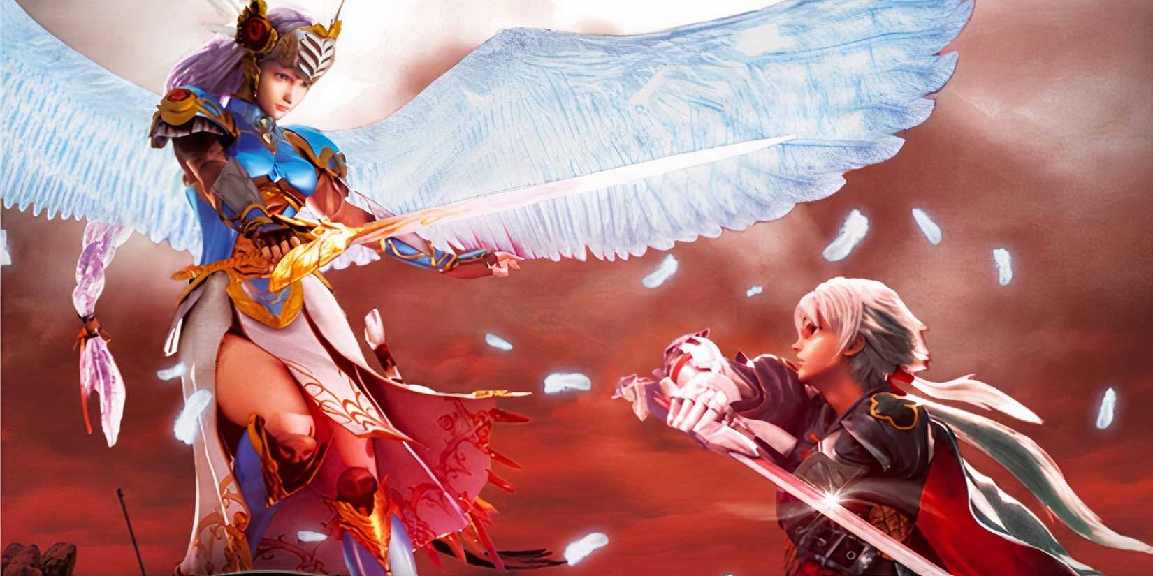 Promo art featuring characters in Valkyrie Profile Covenant Of The Plume