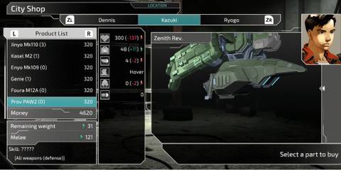 Prov PAW2 legs in Front Mission 3 Remake