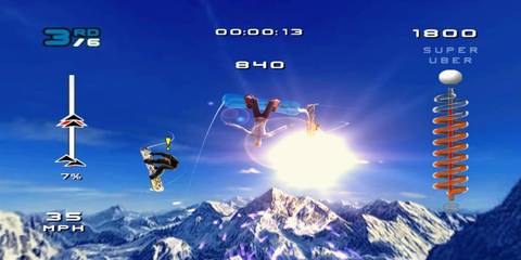 Pulling off tricks in SSX 3