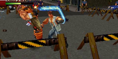 Punching enemies in Fighting Force