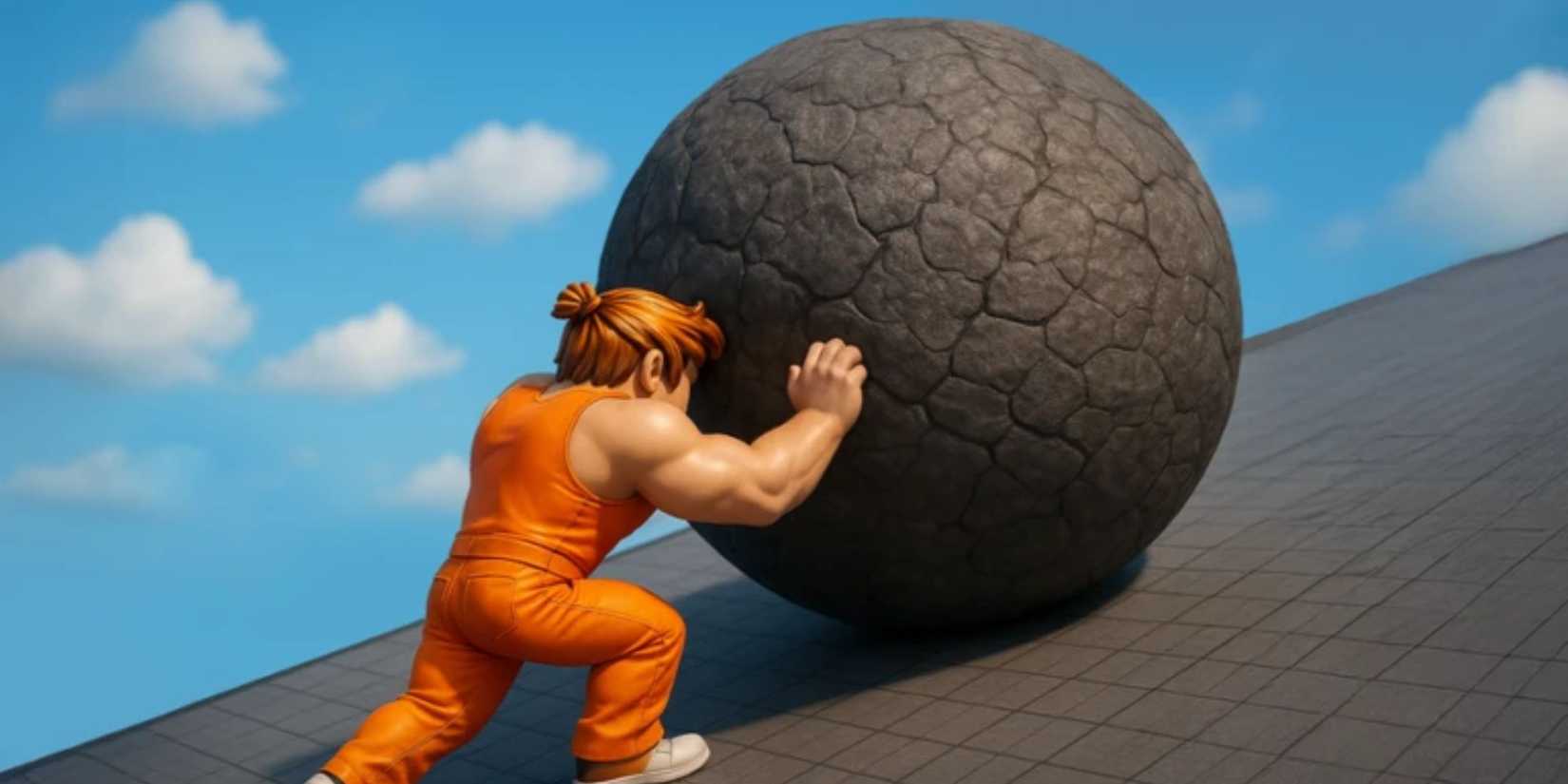 Push A Rock character