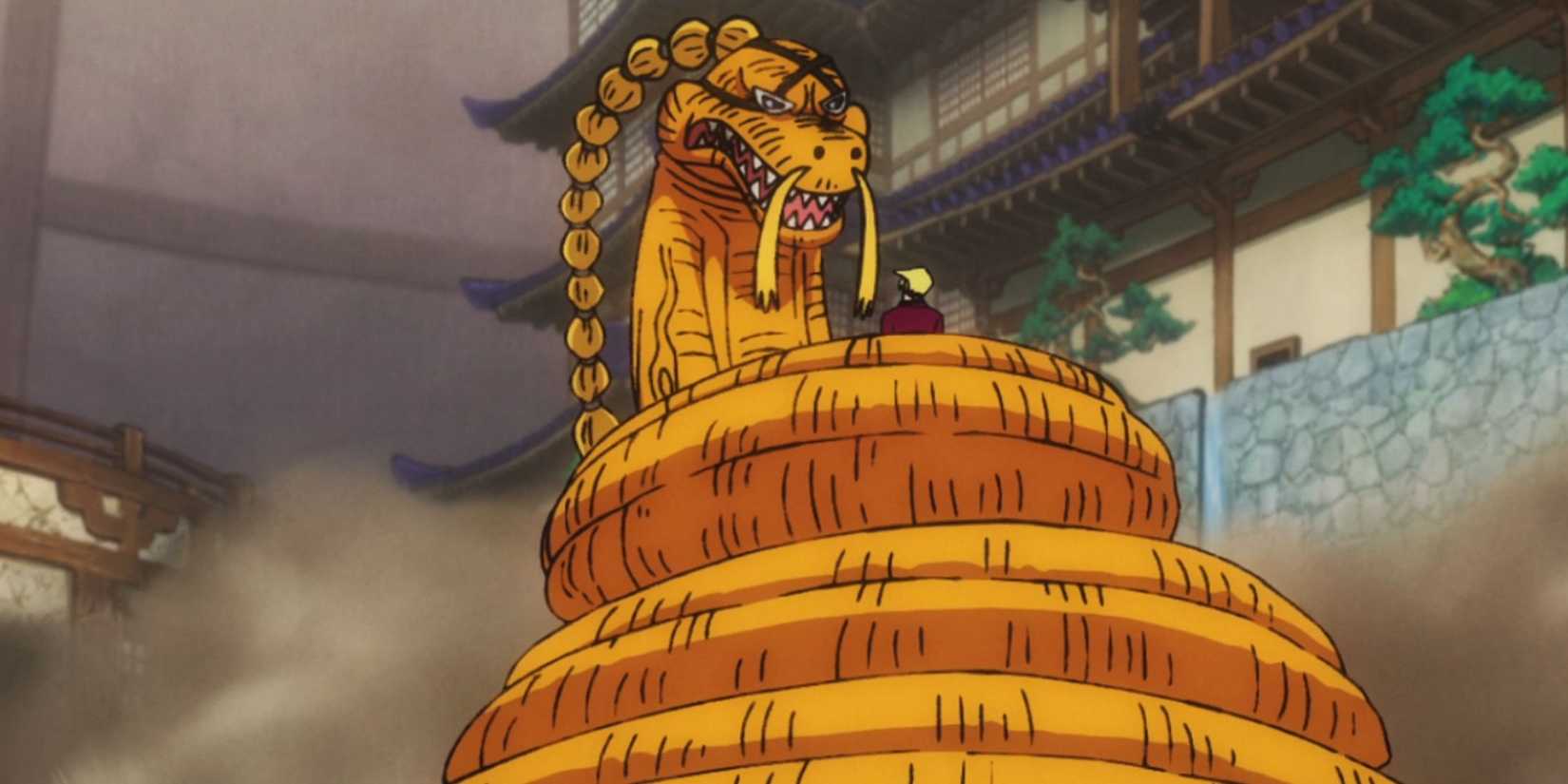 The Serpent Queen Restraining Sanji - One Piece