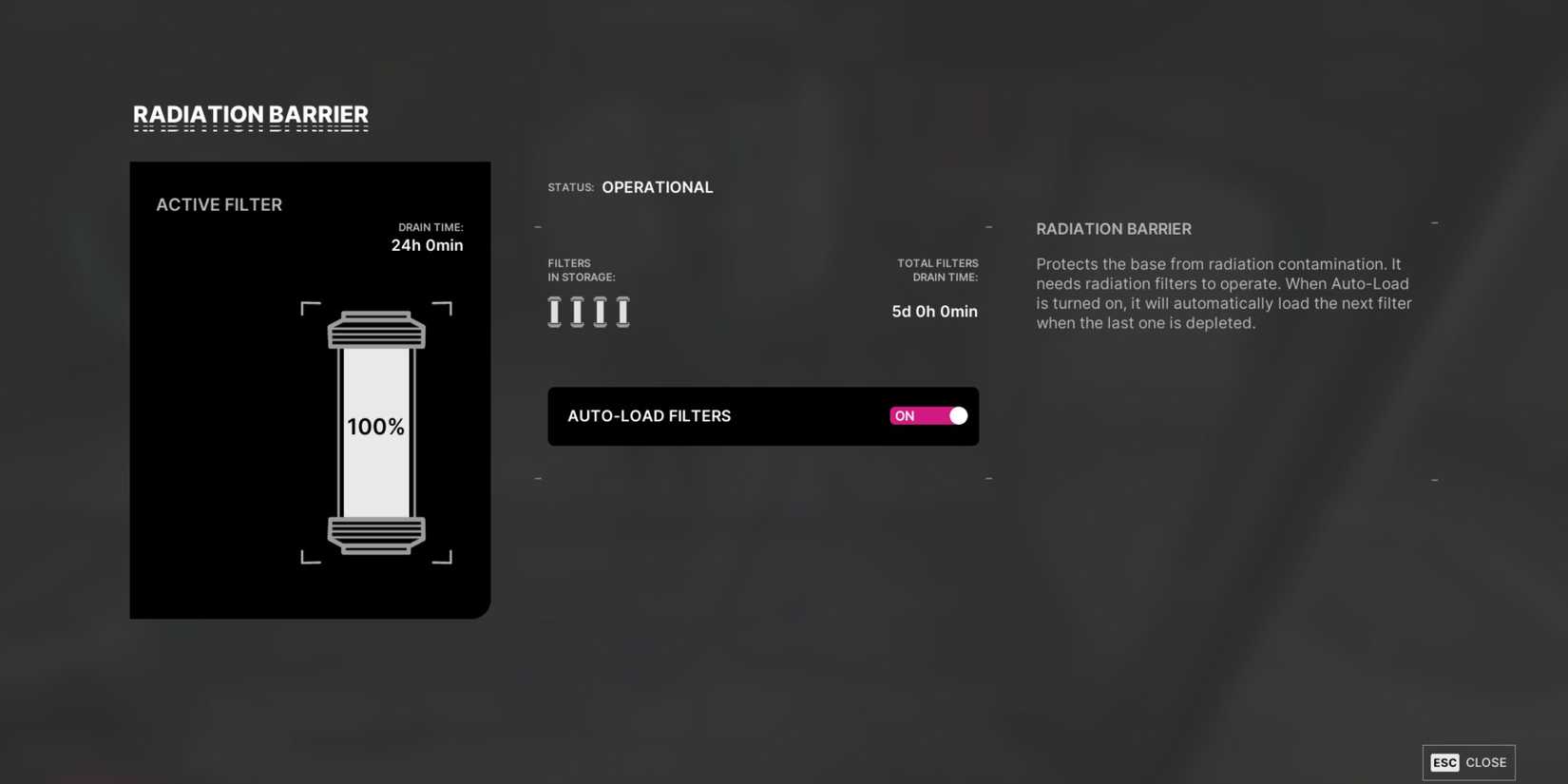 radiation barrier the alters