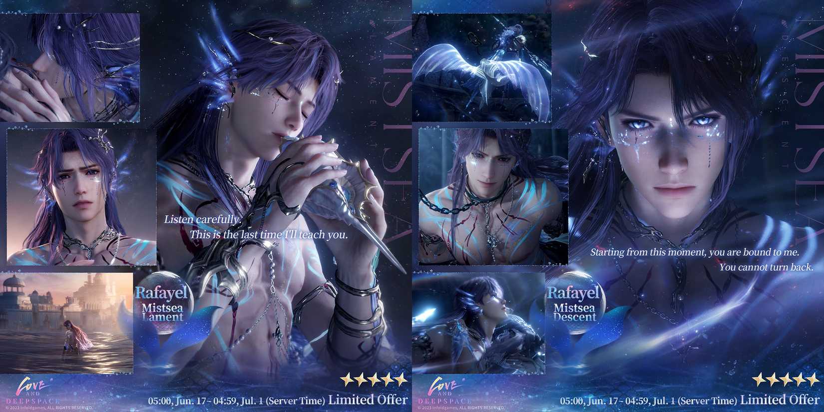 rafayel second myth banner in love and deepspace