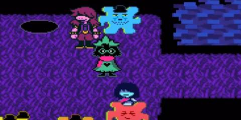 ralsei susie and kris in deltarune