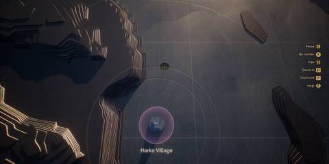 Reaching Harko Village via World Map Dune Awakening