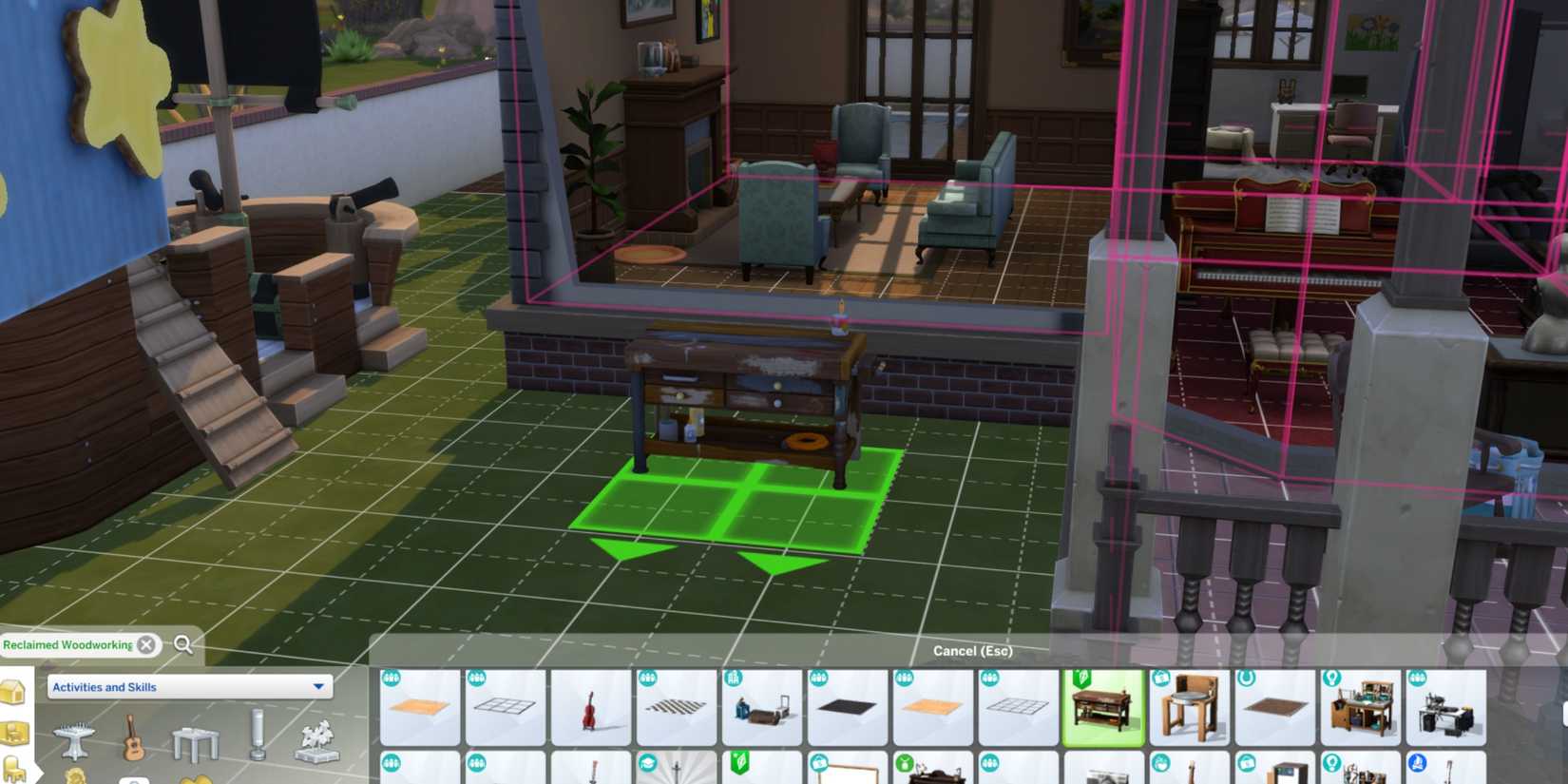 reclaimed woodworking table purchase the sims 4