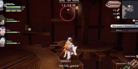 Red button location in Rune Factory Guardians of Azuma Mechanical Maze 