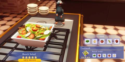 Remys kitchen ranch salad in disney dreamlight valley