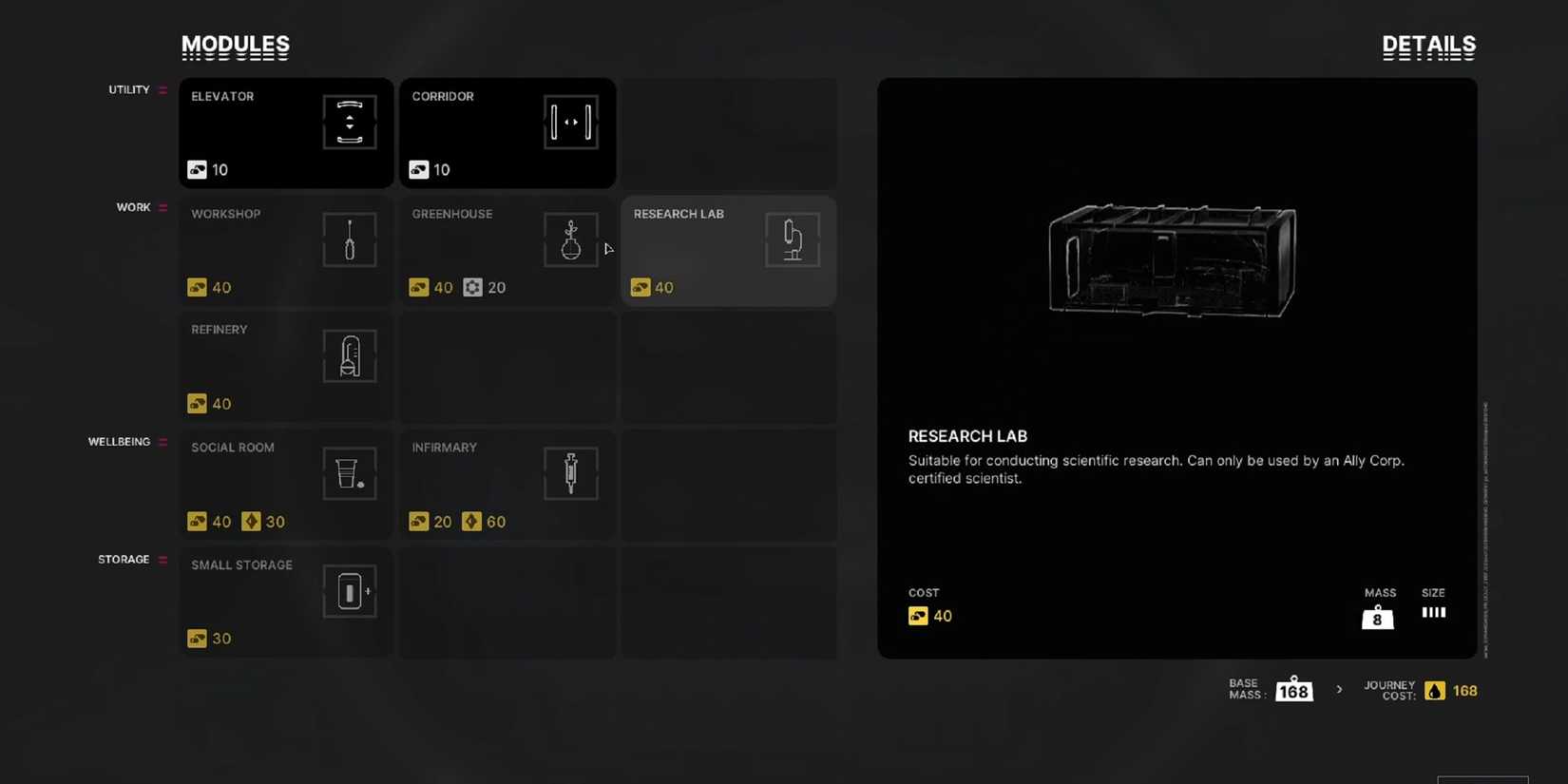 Research Lab Module - The Alters