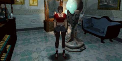 Resident Evil Jill in an alternative oufit