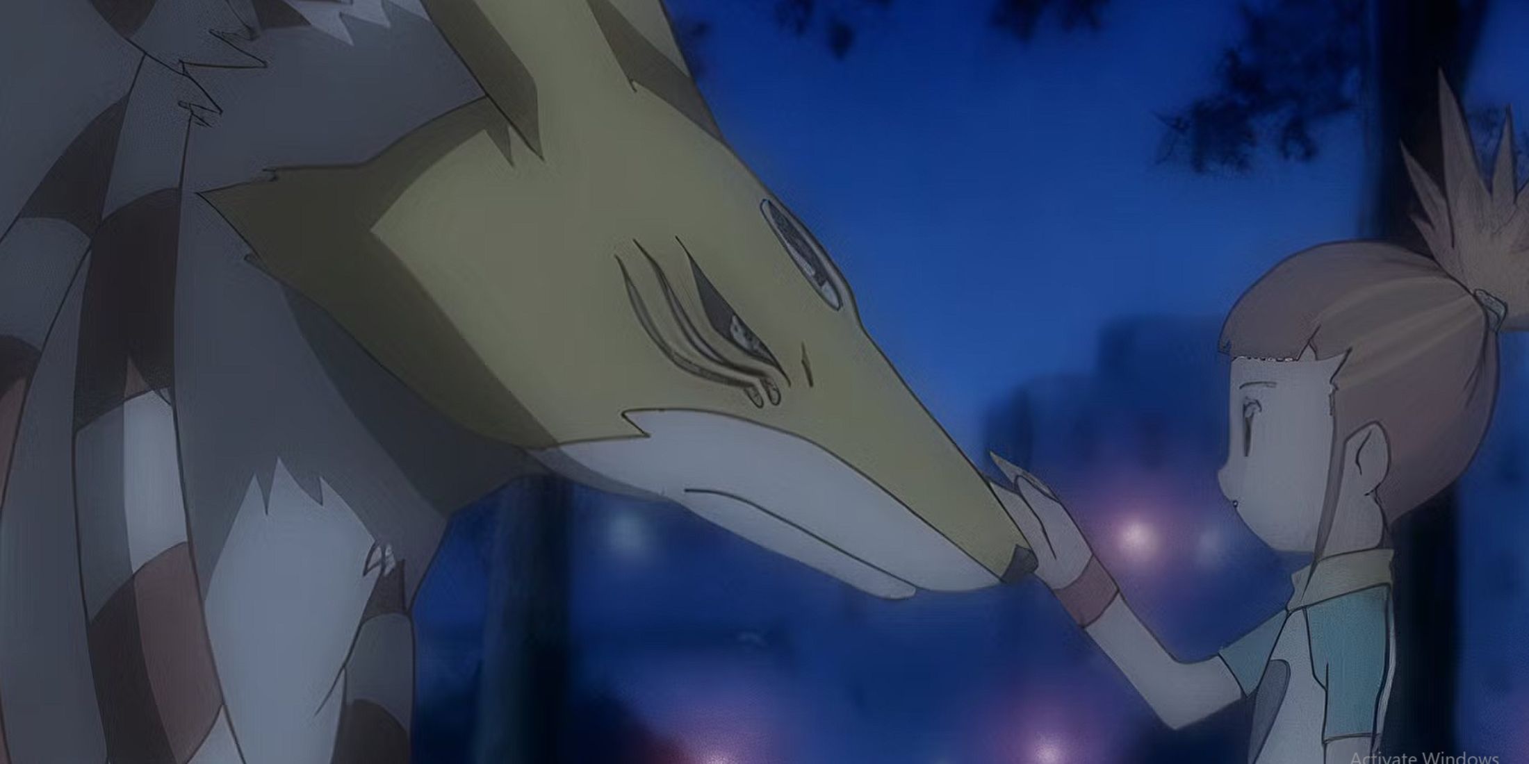 Rika and Renamon Digimon