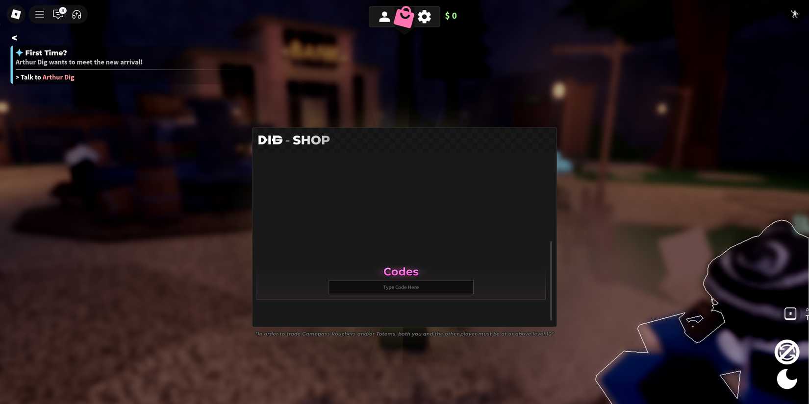 Dig Inc Code Roblox: DIG Codes