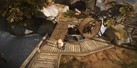 Rolling in a wheel in Brothers A Tale of Two Sons