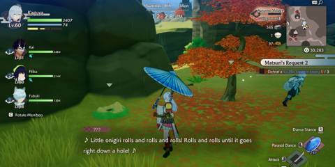 Rune Factory Guardians of Azuma Roll Roll Roll Your Onigiri location Autumn Region