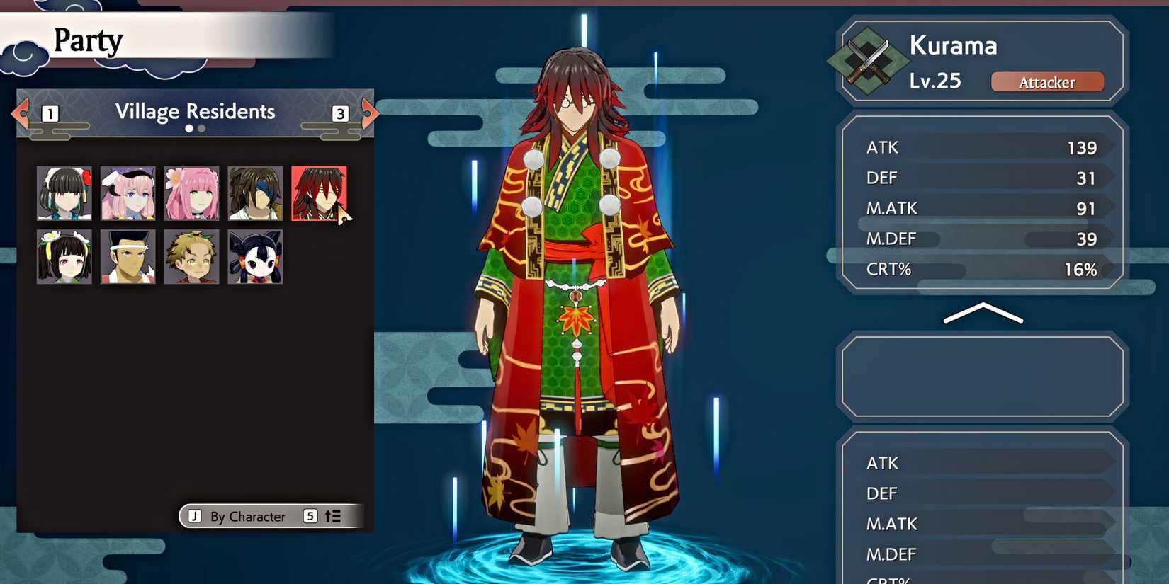rune-factory-guardians-of-azuma-kurama-party-profile