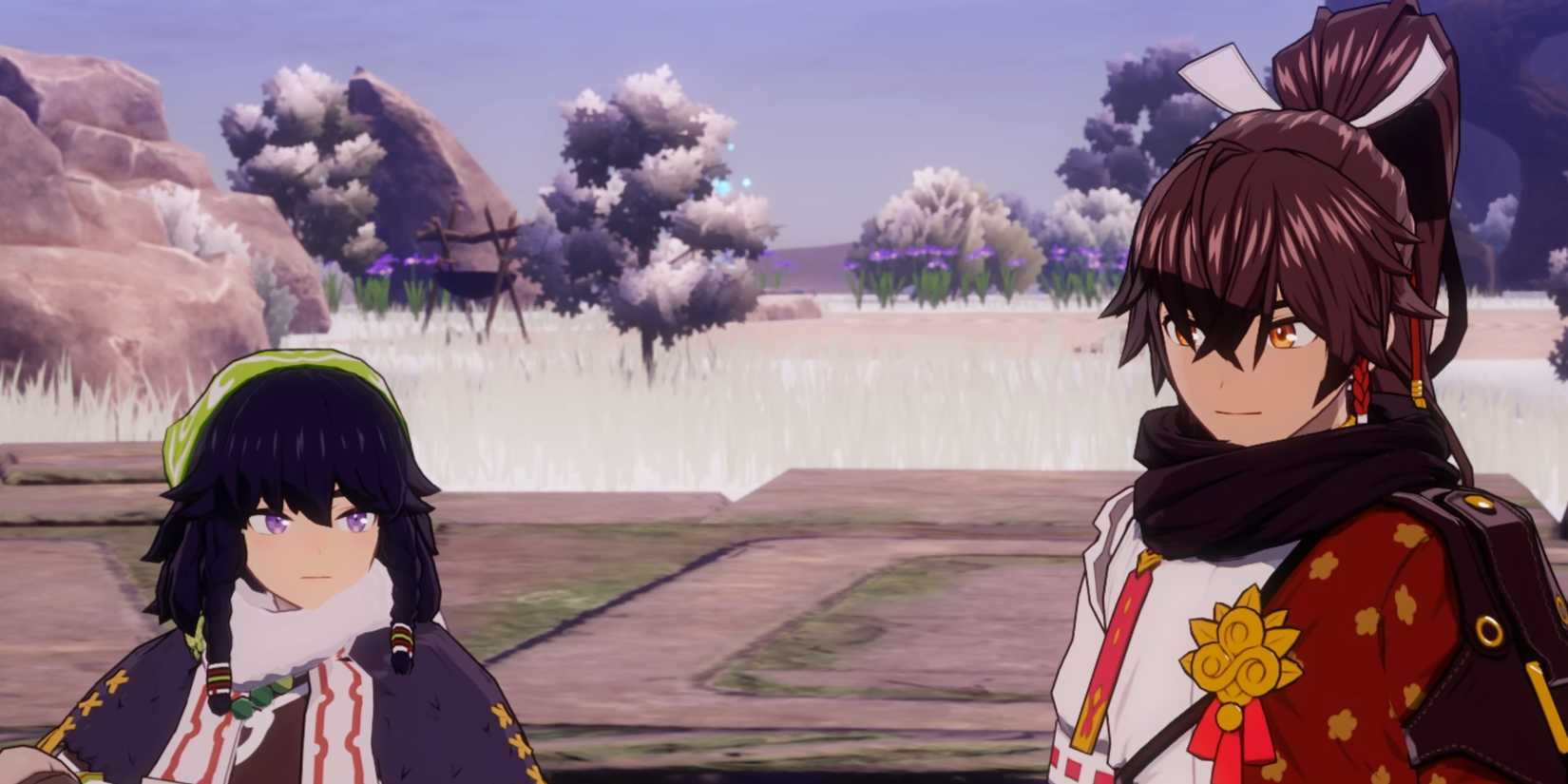 rune factory guardians of azuma main quest cutscene with Pilika and Subaru