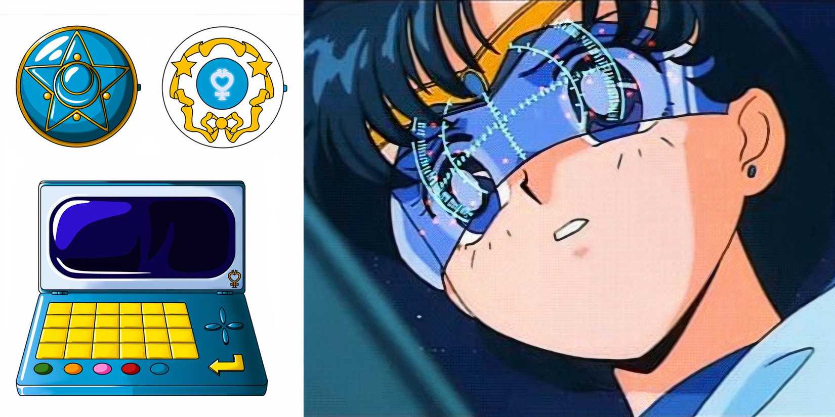 sailor mercury and devices sailor moon