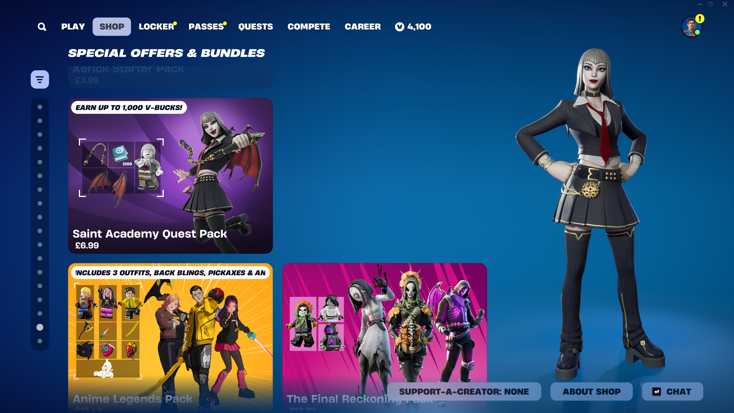 St. Academy Quest Pack en la tienda de quince días