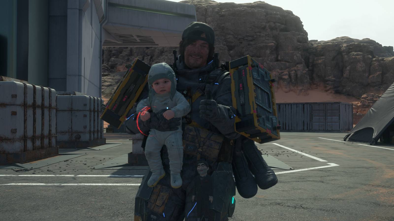 sam, lou, and the puppet in death stranding 2