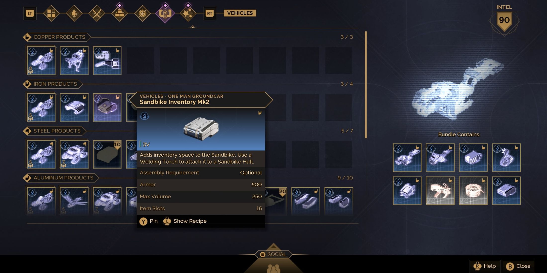 Sandbike Storage Upgrade Dune Awakening