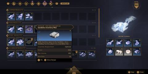 Sandbike Storage Upgrade Dune Awakening