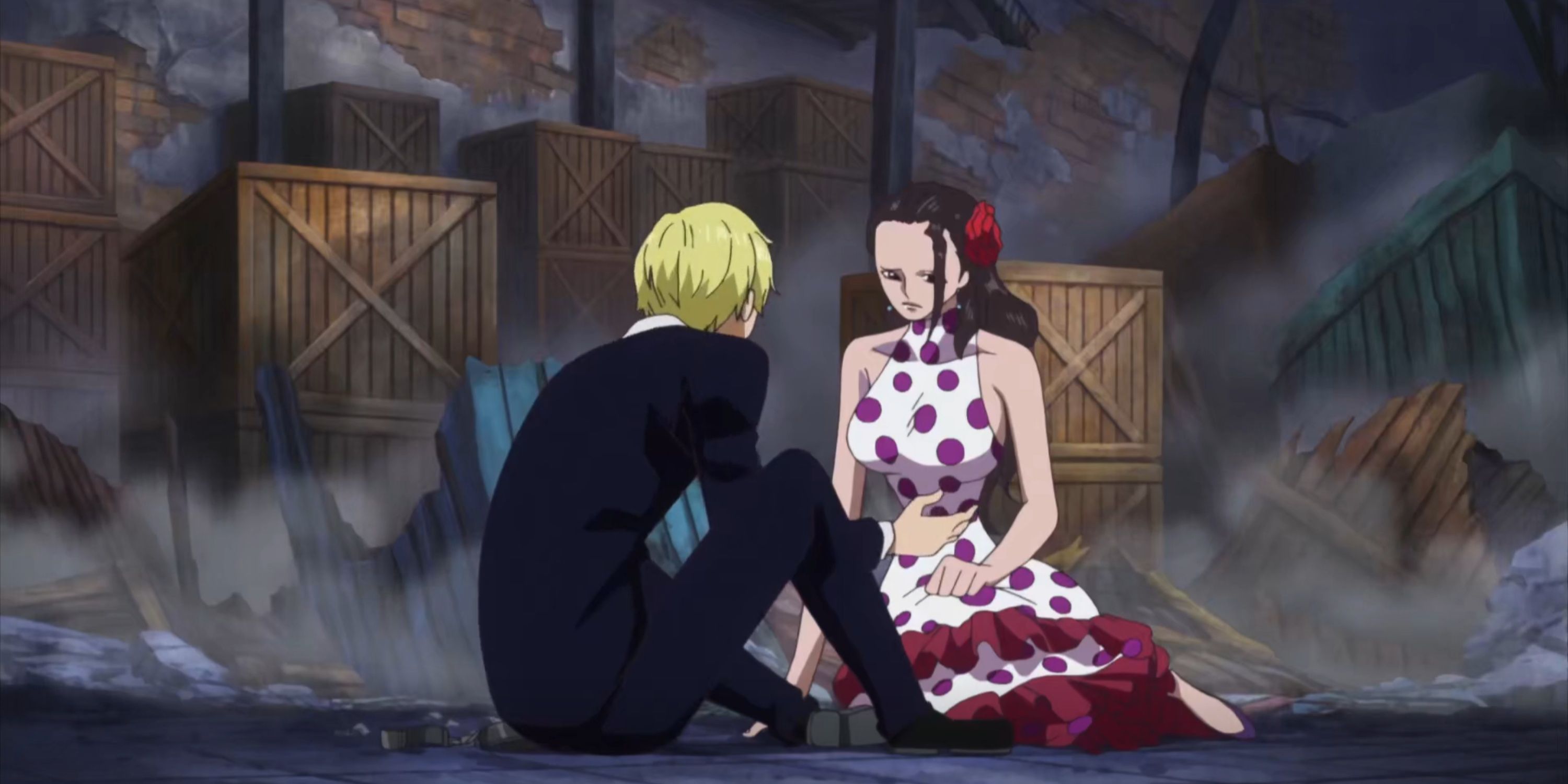 Sanji and Violet from One Piece