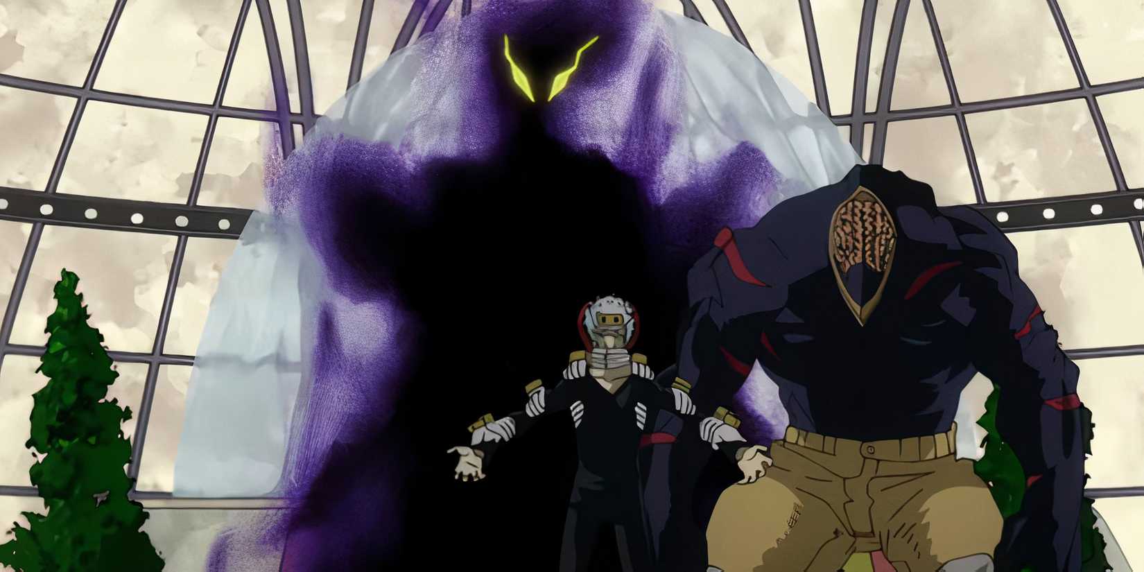 Kurogiri who is behind Shigaraki and Nomu in my hero academy