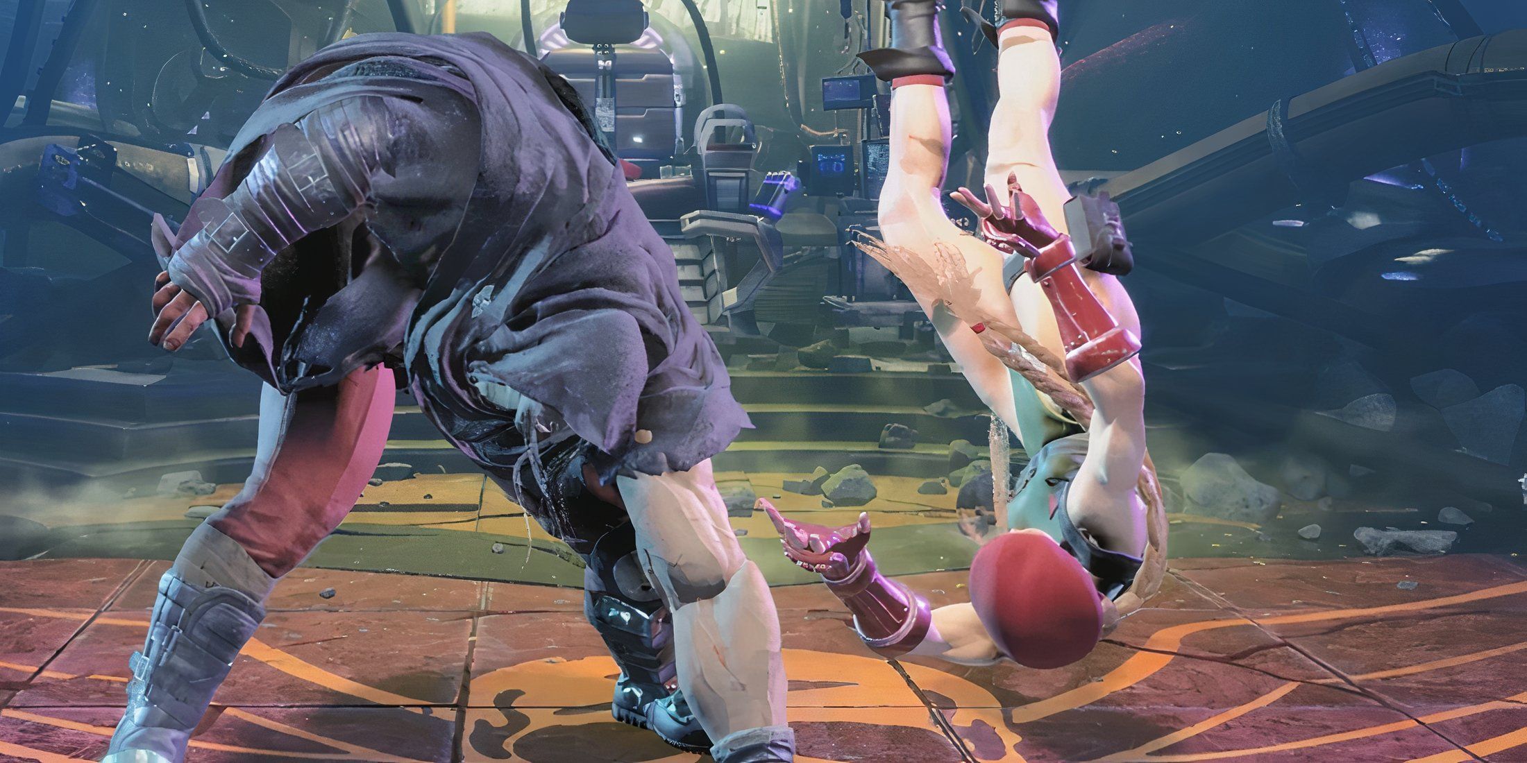 Tela de seleção de personagens em Street Fighter 6.