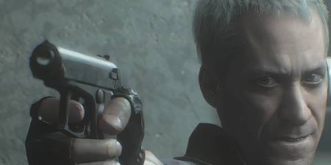 Nikolai aiming a gun