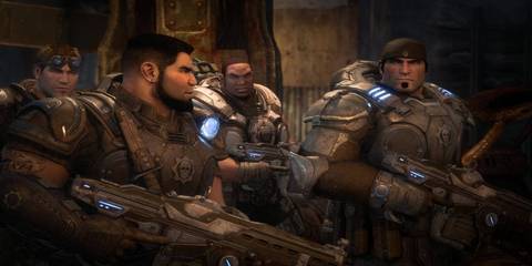 Gears of War: Reloaded - Marcus, Dom, Baird, and Cole