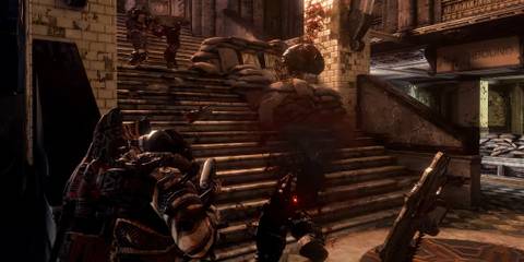 Locust shooting apart a COG