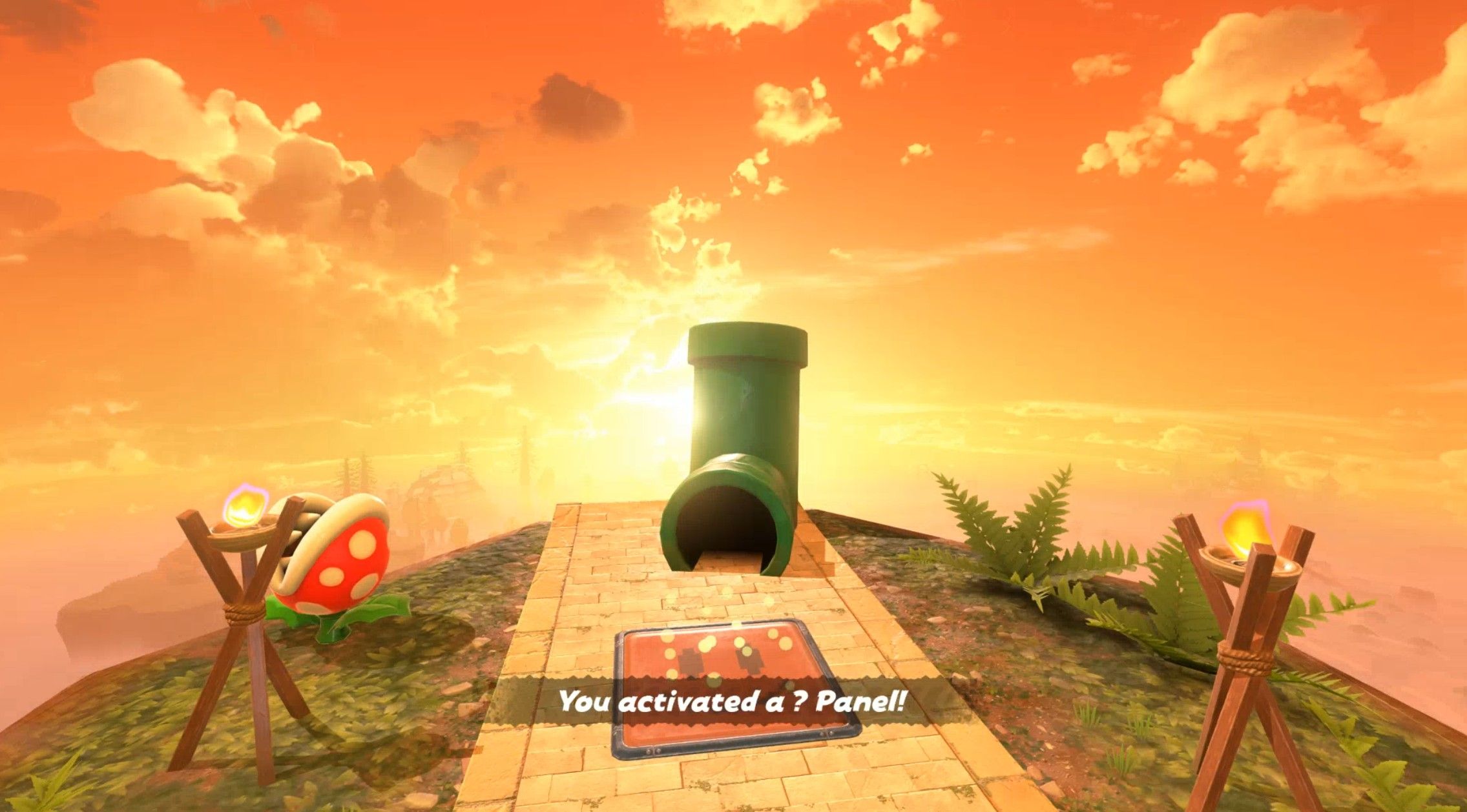 Great Block Ruins Yellow Question Mark Panels in Mario Kart World