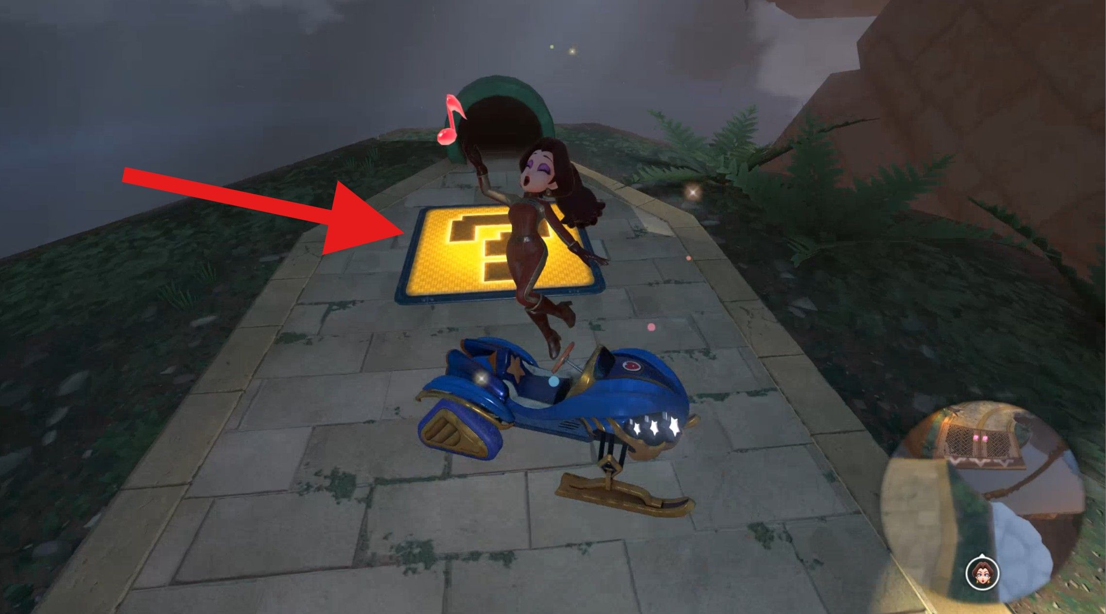 Great Block Ruins Yellow Question Mark Panels in Mario Kart World