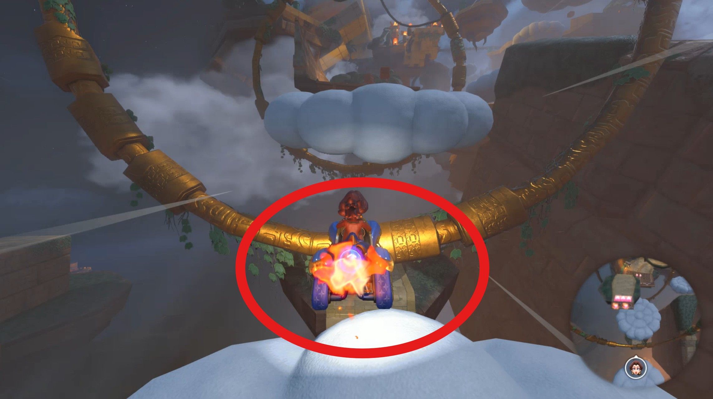 Great Block Ruins Yellow Question Mark Panels in Mario Kart World