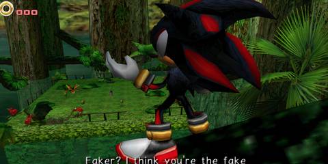 Shadow calling sonic a fake