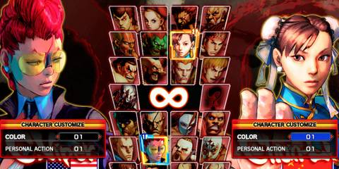  Street Fighter 4character screen